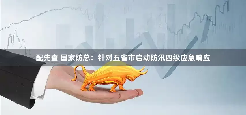 配先查 国家防总：针对五省市启动防汛四级应急响应