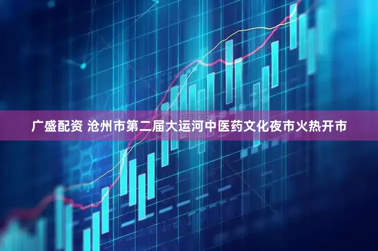 广盛配资 沧州市第二届大运河中医药文化夜市火热开市
