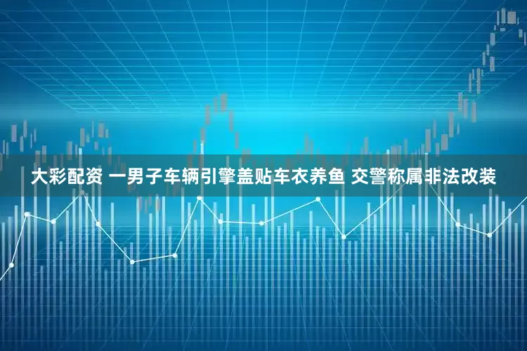 大彩配资 一男子车辆引擎盖贴车衣养鱼 交警称属非法改装
